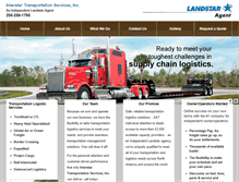 Tablet Screenshot of interstartransportation.net